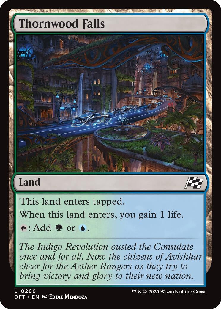 Image for Thornwood Falls (Aetherdrift) (266) - Magic: The Gathering