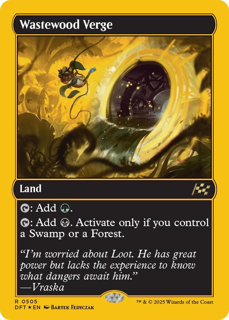 Image for Wastewood Verge (First-Place Foil) (Aetherdrift) (505) - Magic: The Gathering