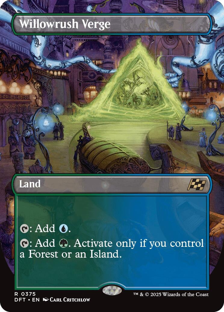 Image for Willowrush Verge (Borderless) (Aetherdrift) (375) - Magic: The Gathering