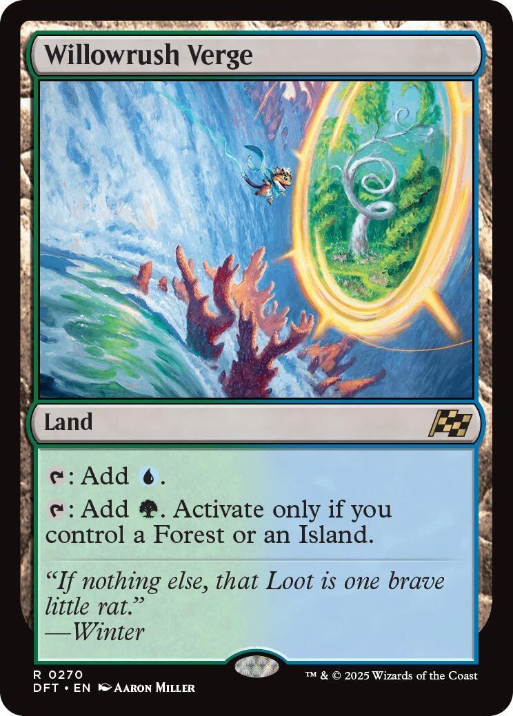 Image for Willowrush Verge (Aetherdrift) (270) - Magic: The Gathering