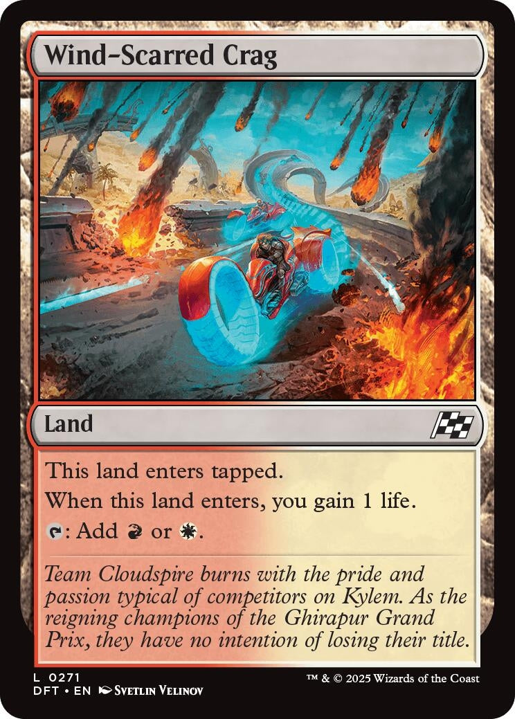 Image for Wind-Scarred Crag (Aetherdrift) (271) - Magic: The Gathering