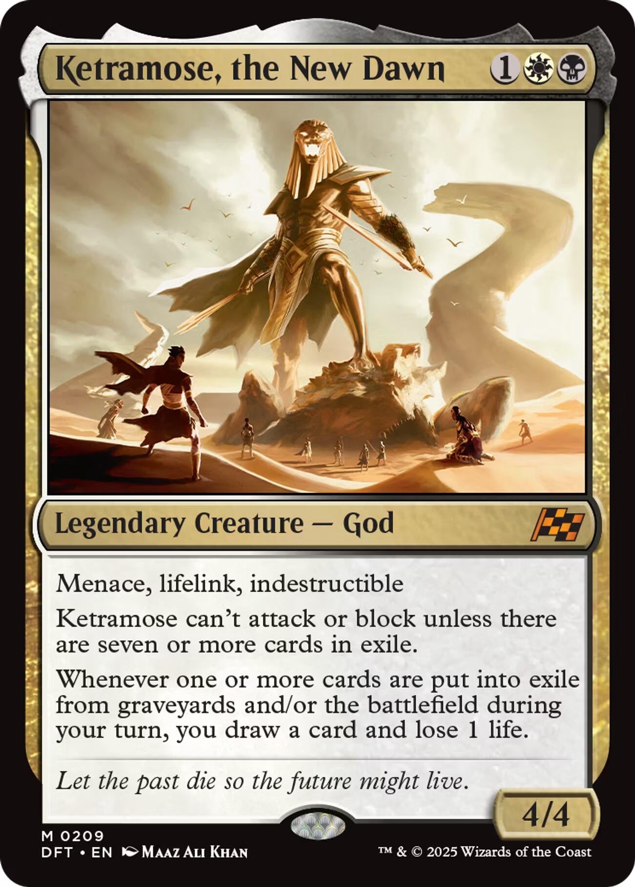 Image for Ketramose, the New Dawn (Aetherdrift) (209) - Magic: The Gathering