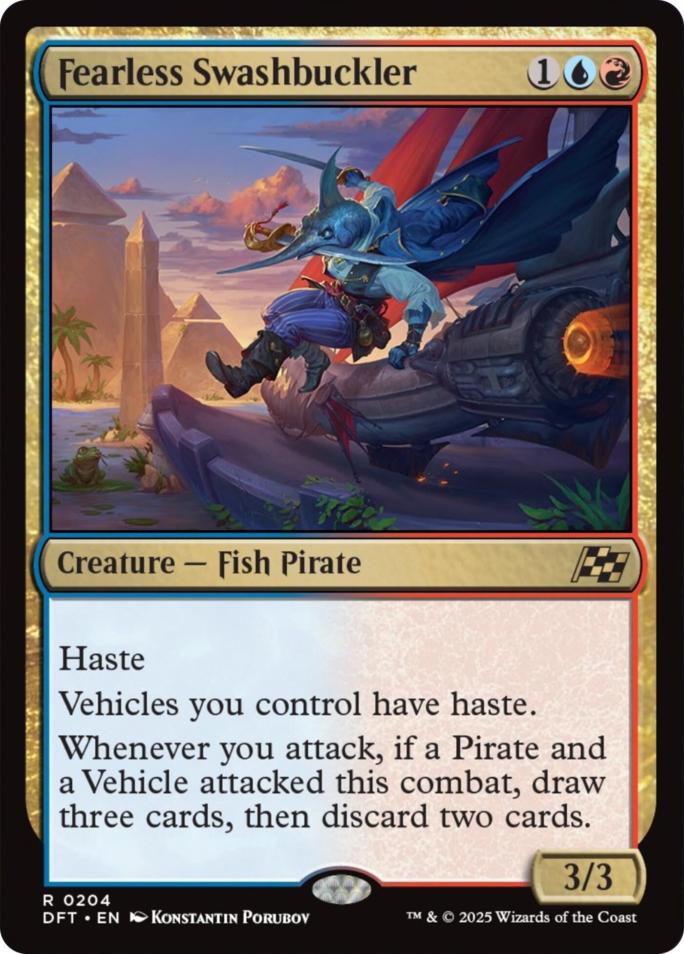 Image for Fearless Swashbuckler (Aetherdrift) (204) - Magic: The Gathering