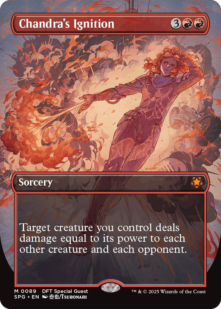 Image for Chandra's Ignition (Borderless) (Special Guests) (89) - Magic: The Gathering