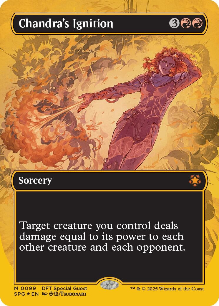 Image for Chandra's Ignition (Borderless) (First-Place Foil) (Special Guests) (99) - Magic: The Gathering