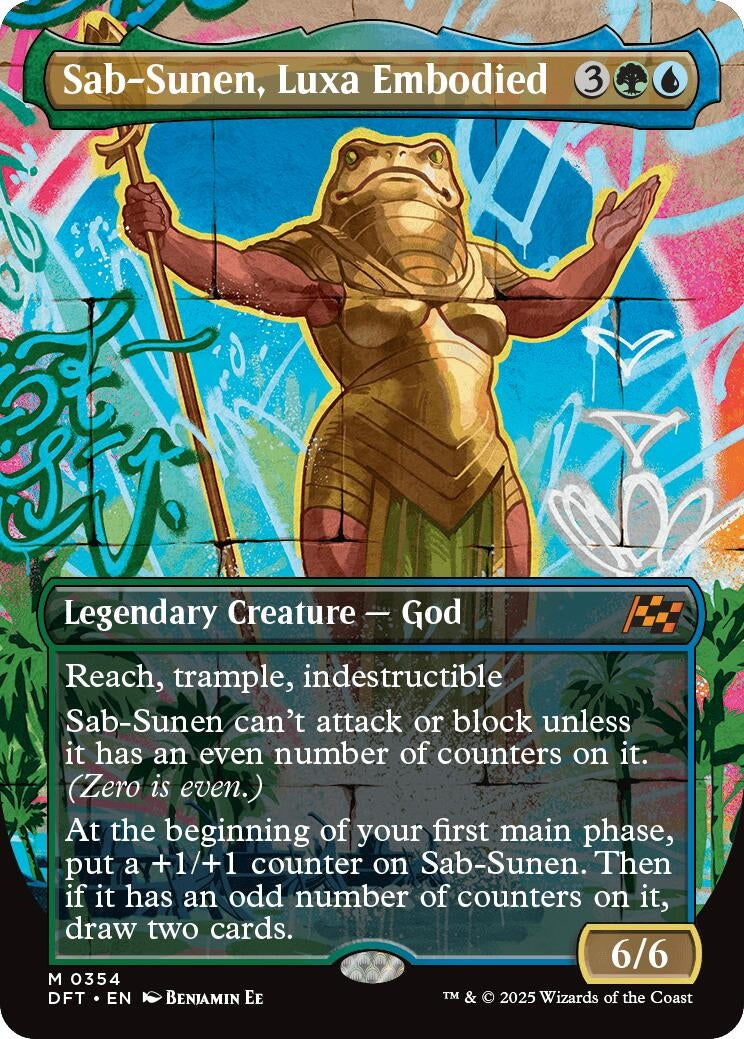 Image for Sab-Sunen, Luxa Embodied (Borderless) (Aetherdrift) (354) - Magic: The Gathering
