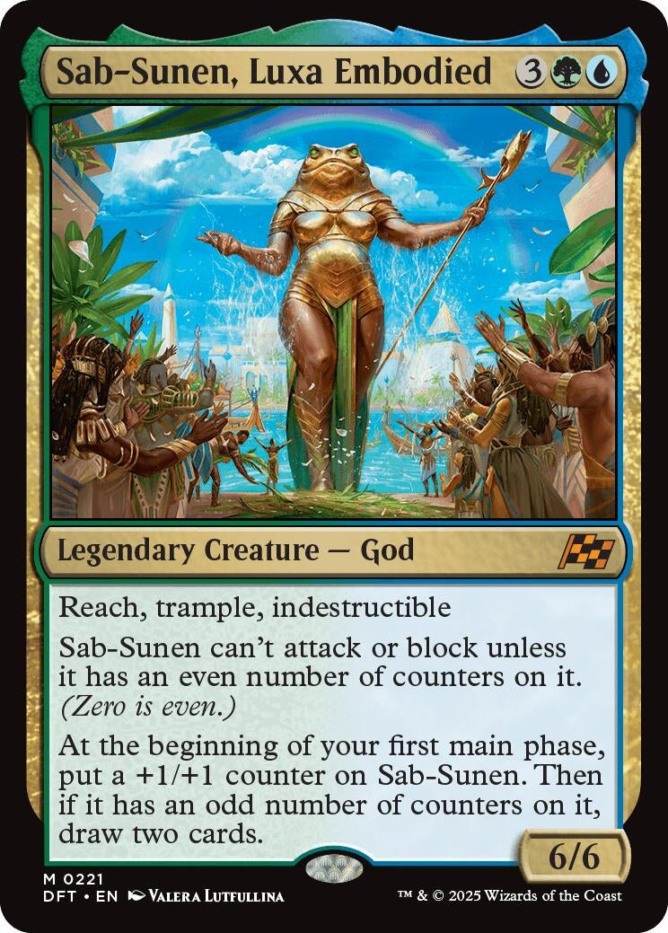 Image for Sab-Sunen, Luxa Embodied (Aetherdrift) (221) - Magic: The Gathering