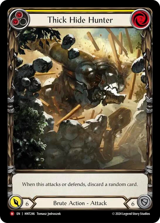 Image for Thick Hide Hunter (Extended Art) (The Hunted) (HNT246) - Flesh and Blood TCG