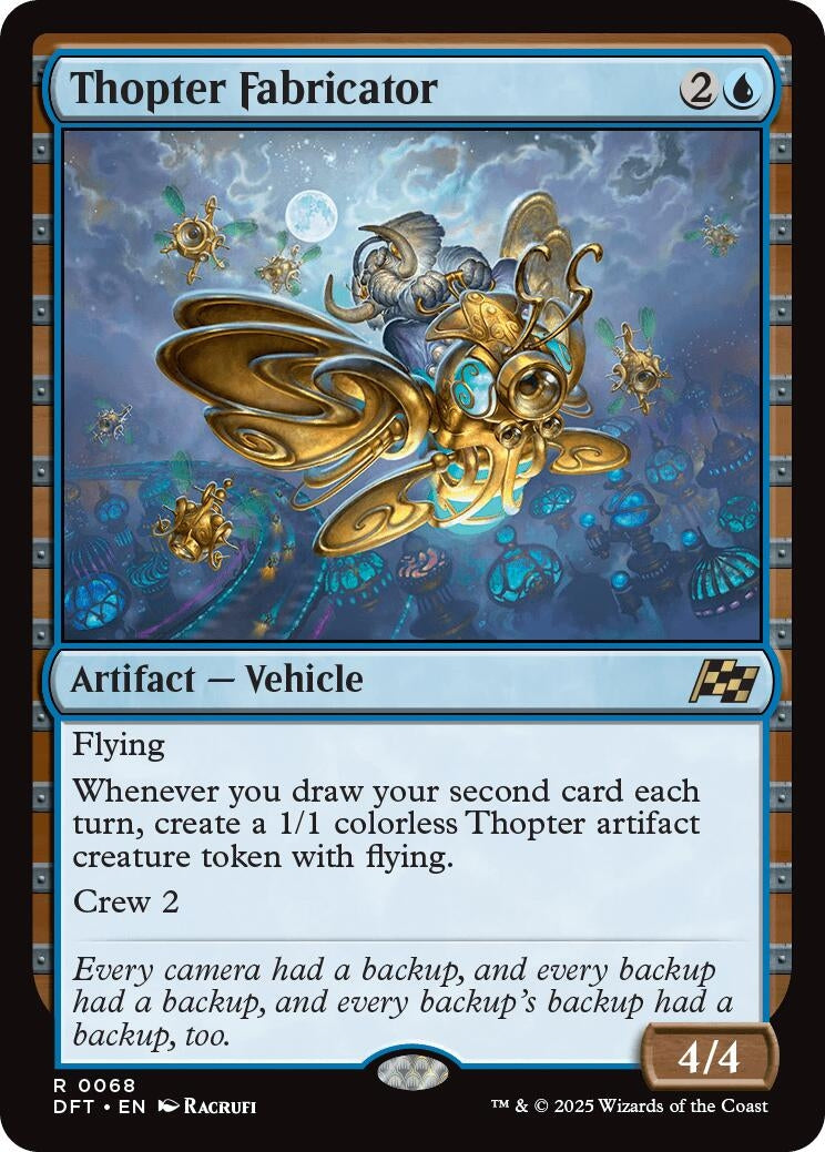Image for Thopter Fabricator (Aetherdrift) (68) - Magic: The Gathering