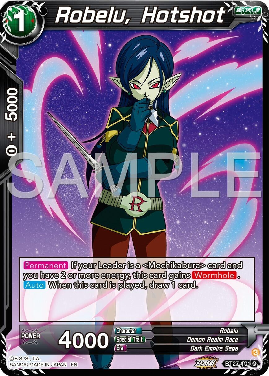 Image for Robelu, Hotshot (History of Z) (BT27-101) - Dragon Ball Super: Masters
