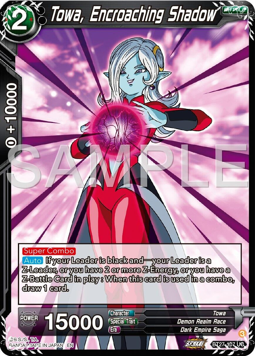 Image for Towa, Encroaching Shadow (History of Z) (BT27-107) - Dragon Ball Super: Masters