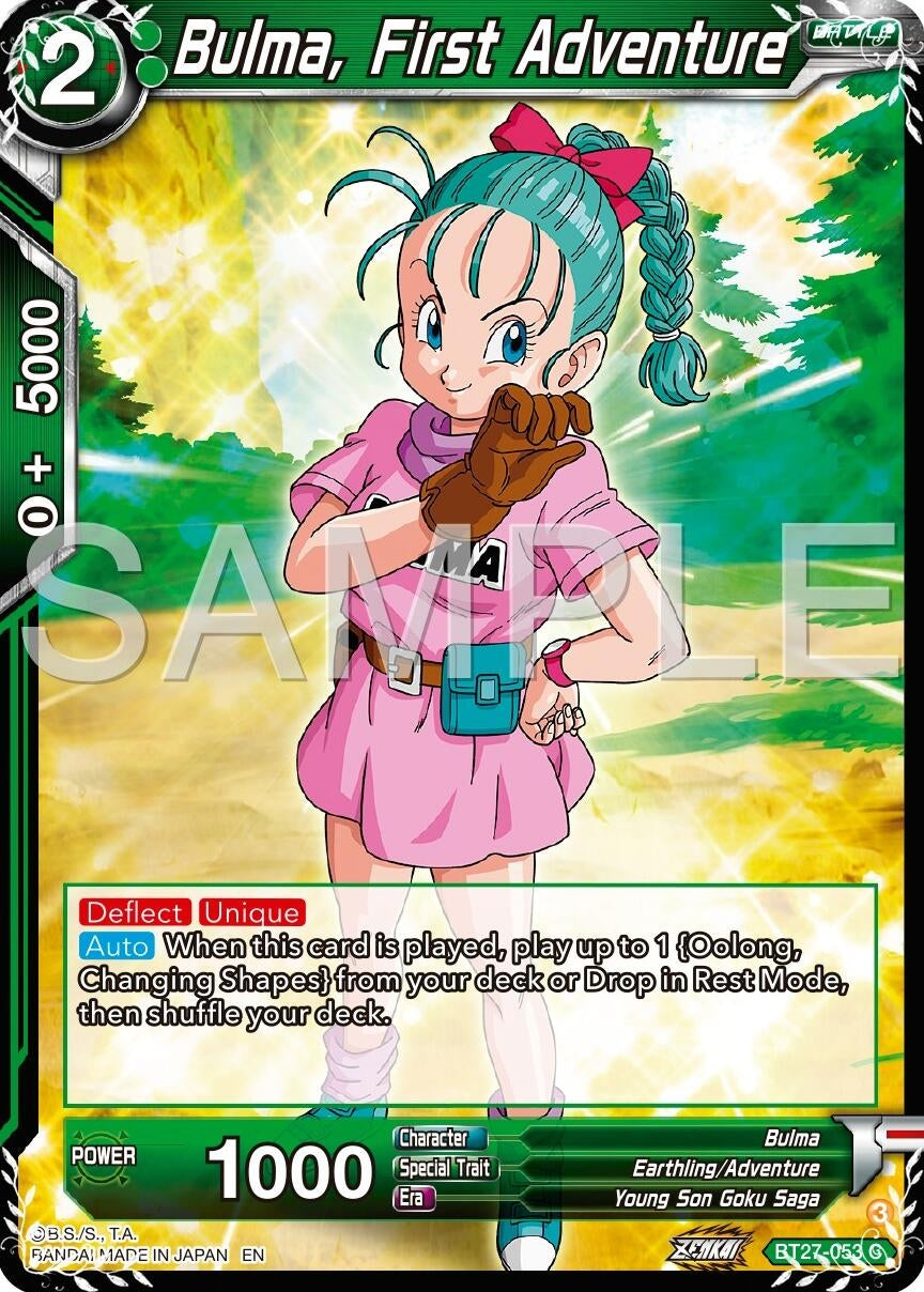 Image for Bulma, First Adventure (History of Z) (BT27-053) - Dragon Ball Super: Masters
