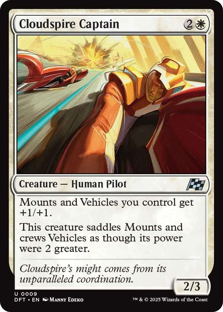 Image for Cloudspire Captain (Aetherdrift) (9) - Magic: The Gathering