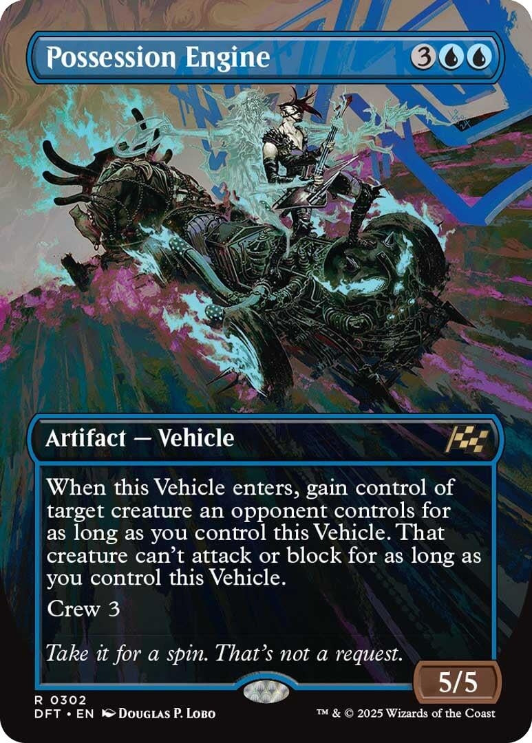 Image for Possession Engine (Borderless) (Aetherdrift) (302) - Magic: The Gathering