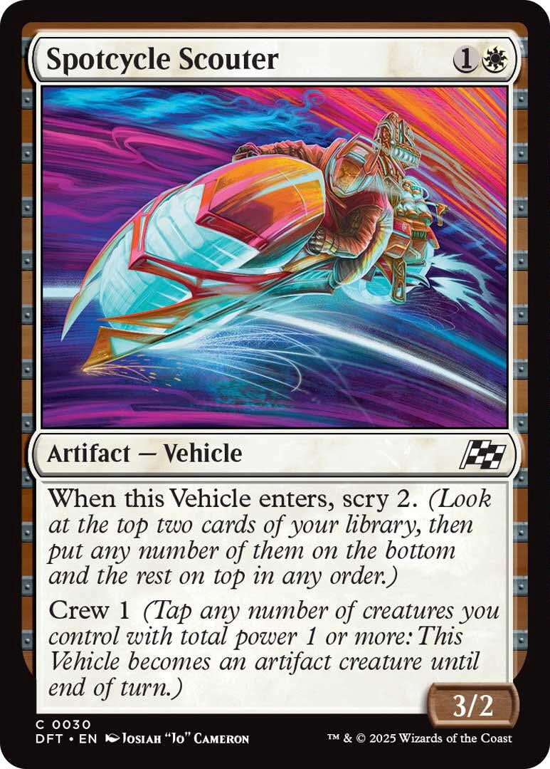 Image for Spotcycle Scouter (Aetherdrift) (30) - Magic: The Gathering