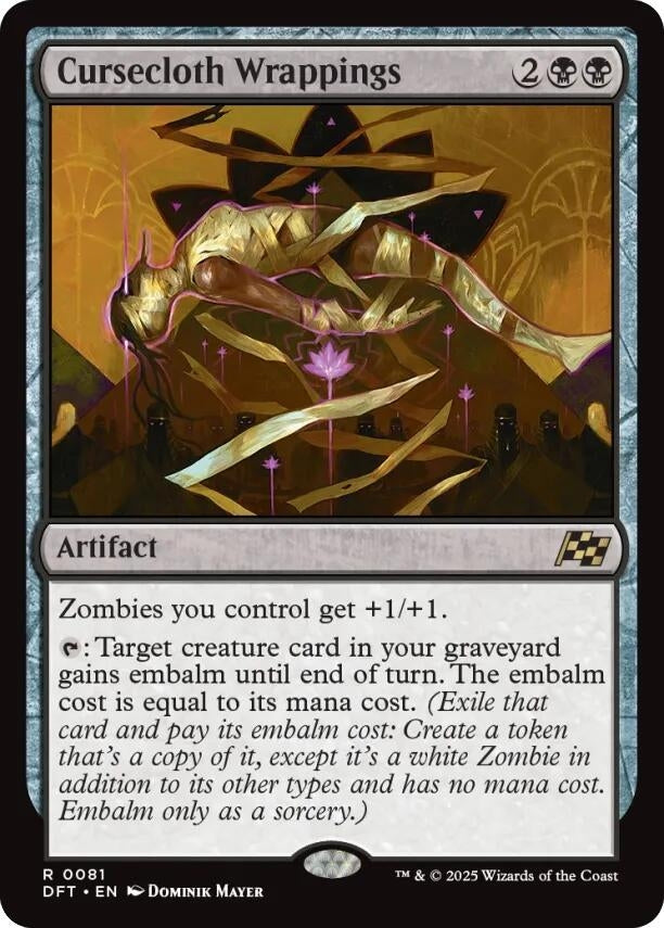 Image for Cursecloth Wrappings (Aetherdrift) (81) - Magic: The Gathering
