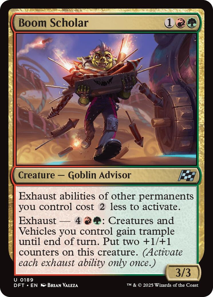 Image for Boom Scholar (Aetherdrift) (189) - Magic: The Gathering