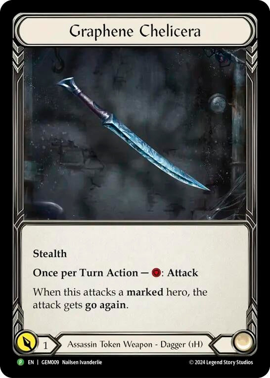Image for Graphene Chelicera - GEM009 (GEM Pack 1) (GEM009) - Flesh and Blood TCG