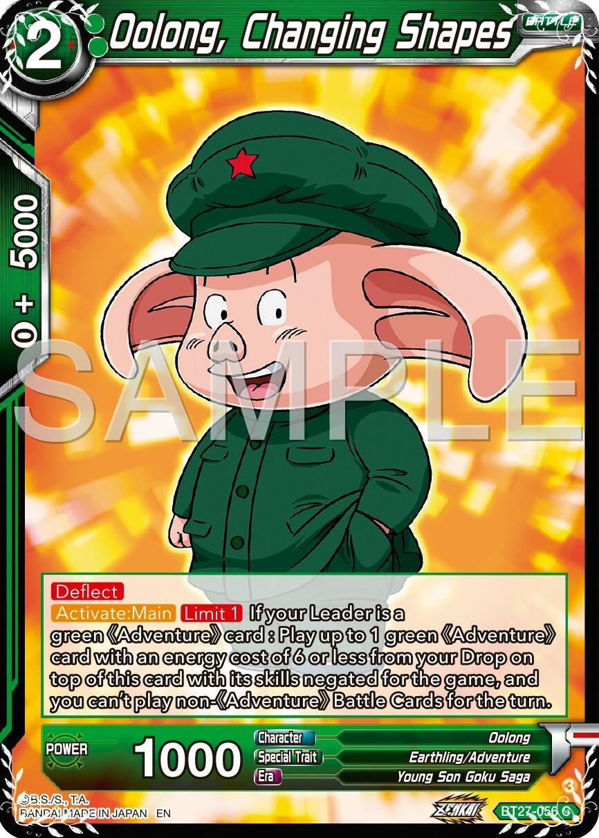 Image for Oolong, Changing Shapes (History of Z) (BT27-056) - Dragon Ball Super: Masters