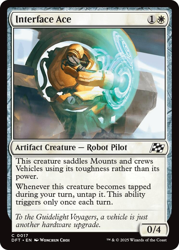 Image for Interface Ace (Aetherdrift) (17) - Magic: The Gathering