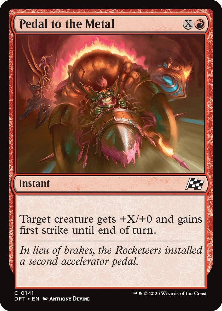 Image for Pedal to the Metal (Aetherdrift) (141) - Magic: The Gathering