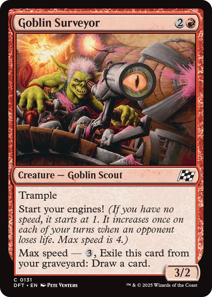 Image for Goblin Surveyor (Aetherdrift) (131) - Magic: The Gathering