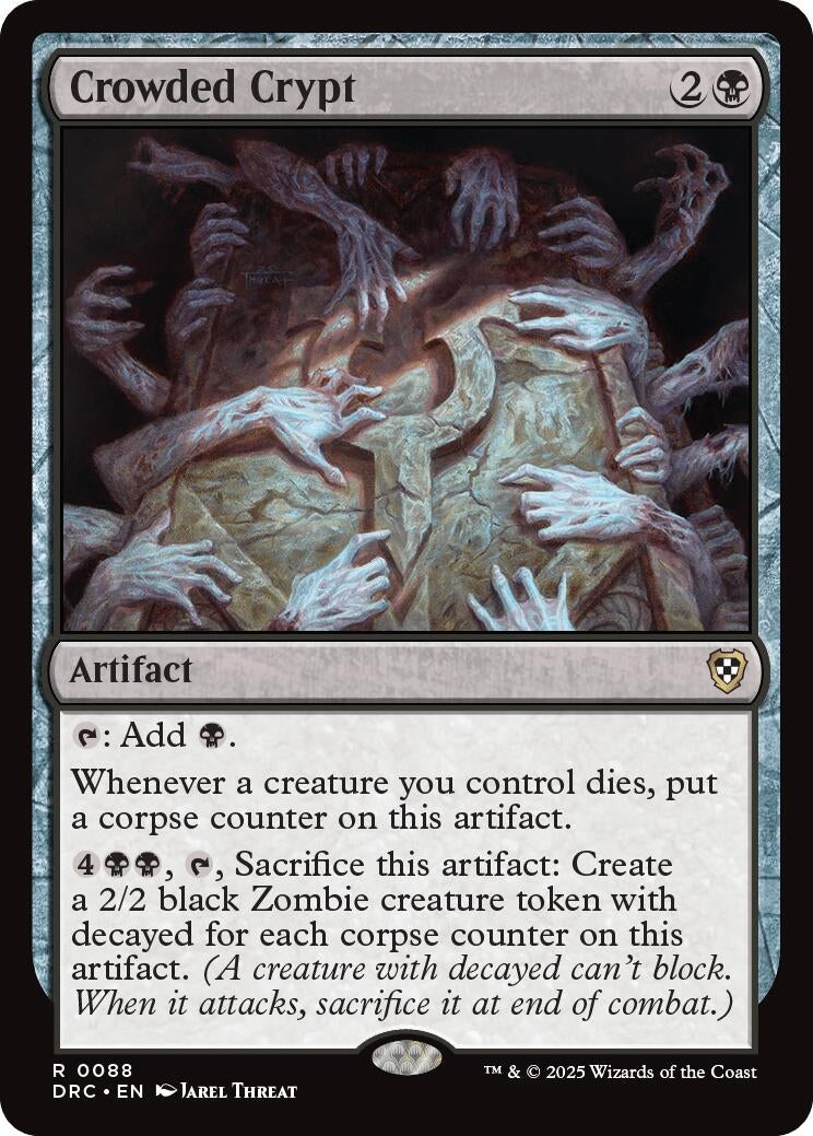 Image for Crowded Crypt (Commander: Aetherdrift) (88) - Magic: The Gathering