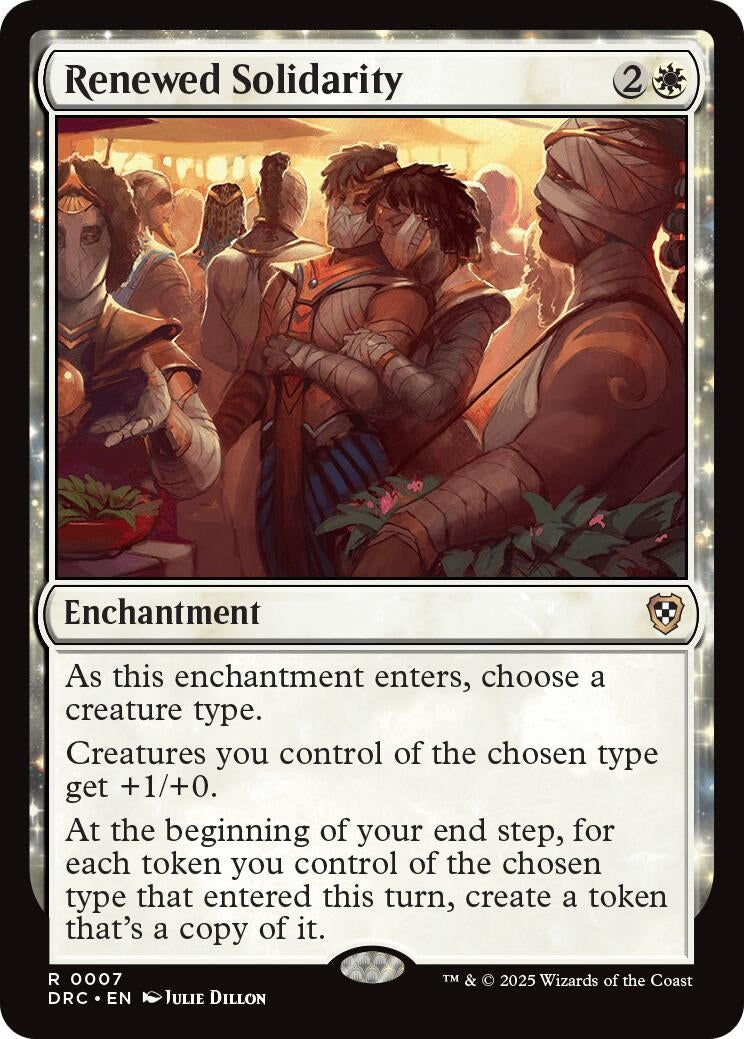 Image for Renewed Solidarity (Commander: Aetherdrift) (7) - Magic: The Gathering