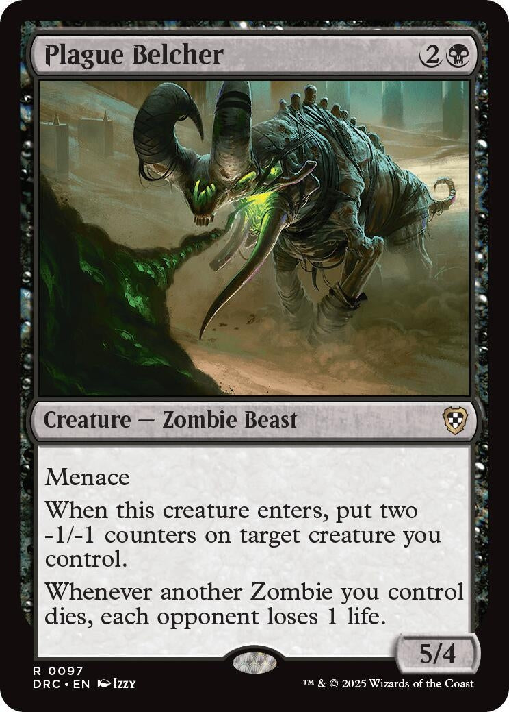 Image for Plague Belcher (Commander: Aetherdrift) (97) - Magic: The Gathering