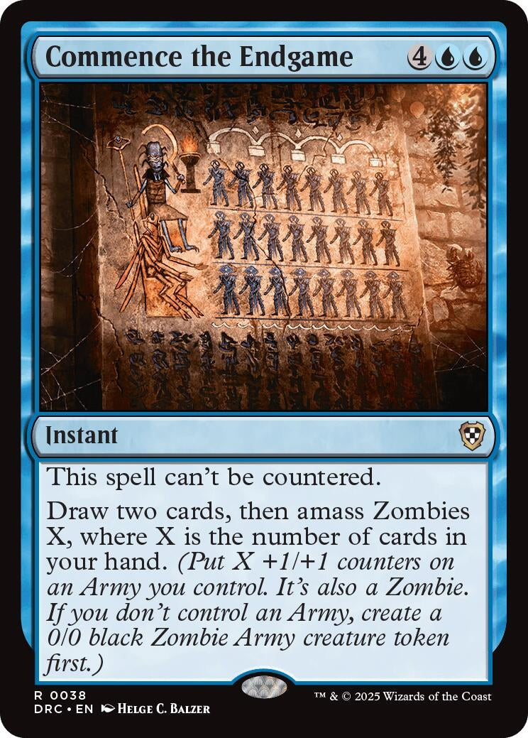 Image for Commence the Endgame (Commander: Aetherdrift) (38) - Magic: The Gathering
