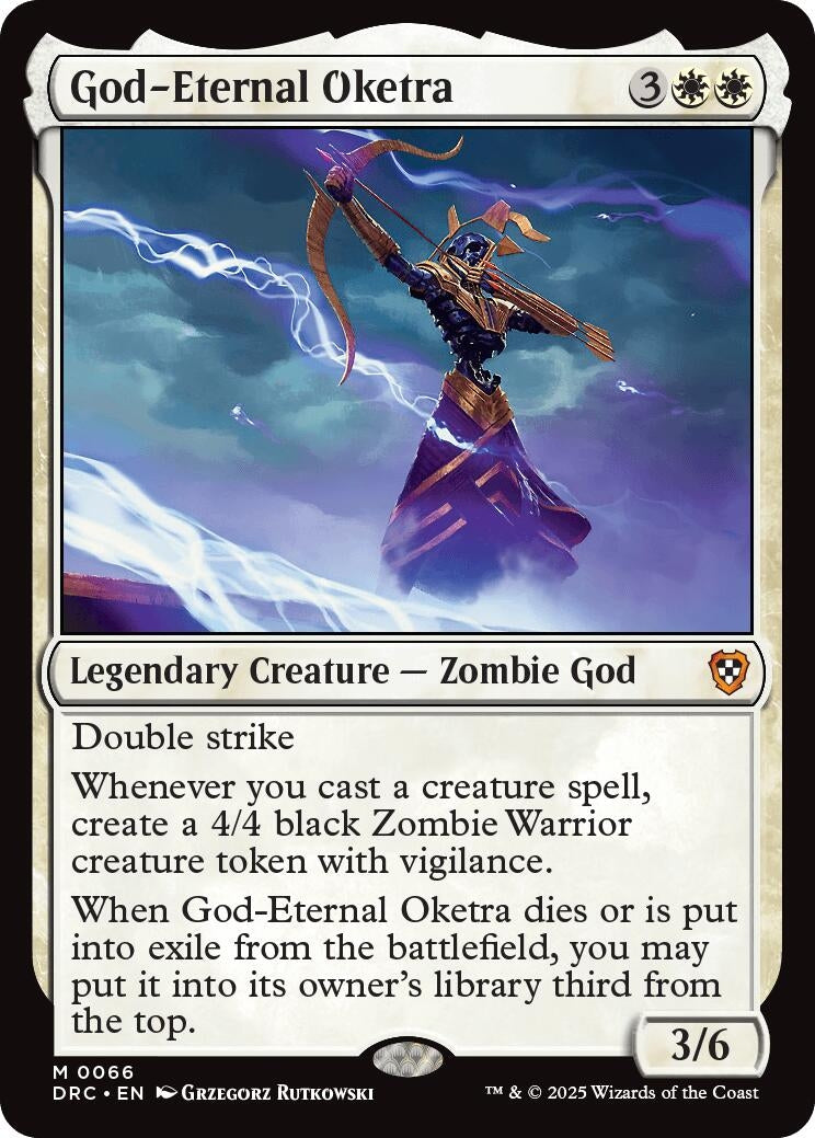 Image for God-Eternal Oketra (Commander: Aetherdrift) (66) - Magic: The Gathering