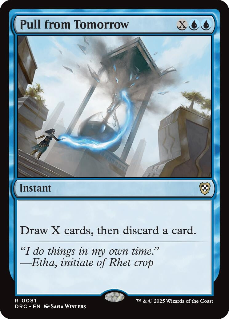 Image for Pull from Tomorrow (Commander: Aetherdrift) (81) - Magic: The Gathering