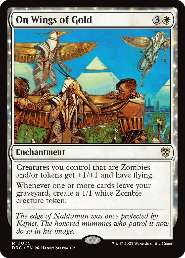 Image for On Wings of Gold (Commander: Aetherdrift) (5) - Magic: The Gathering
