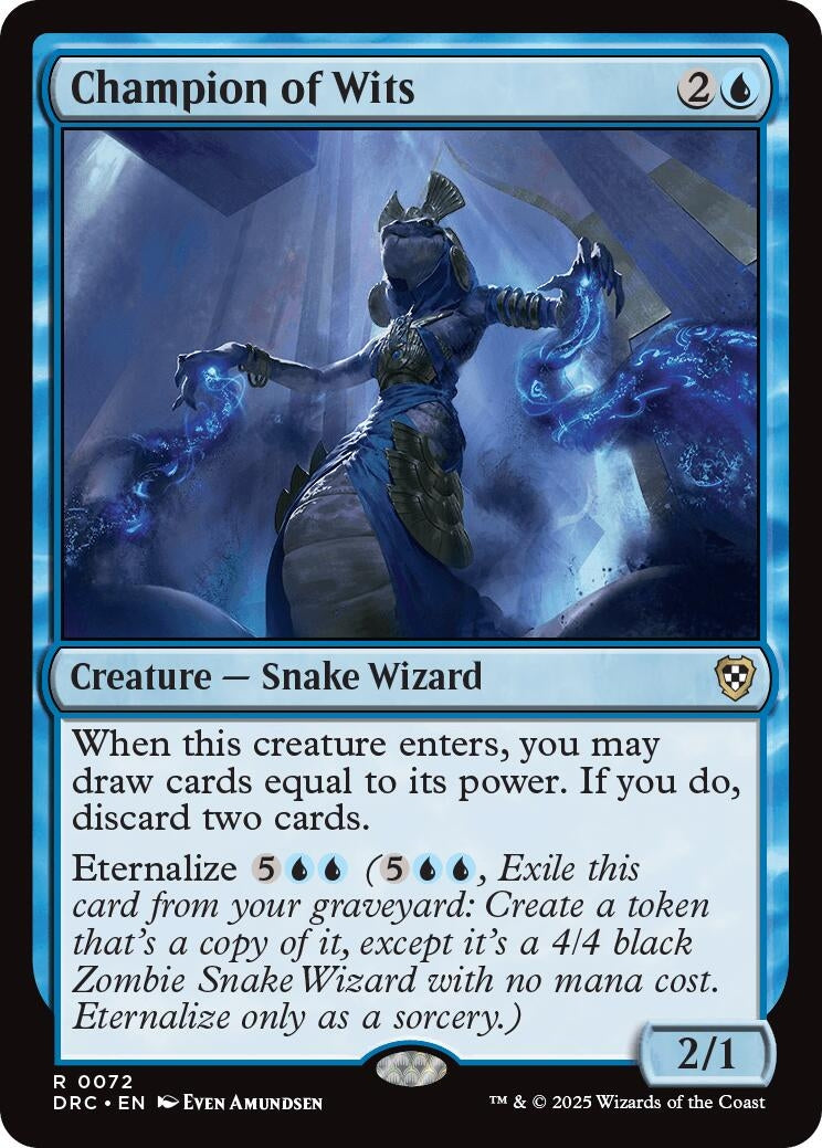 Image for Champion of Wits (Commander: Aetherdrift) (72) - Magic: The Gathering