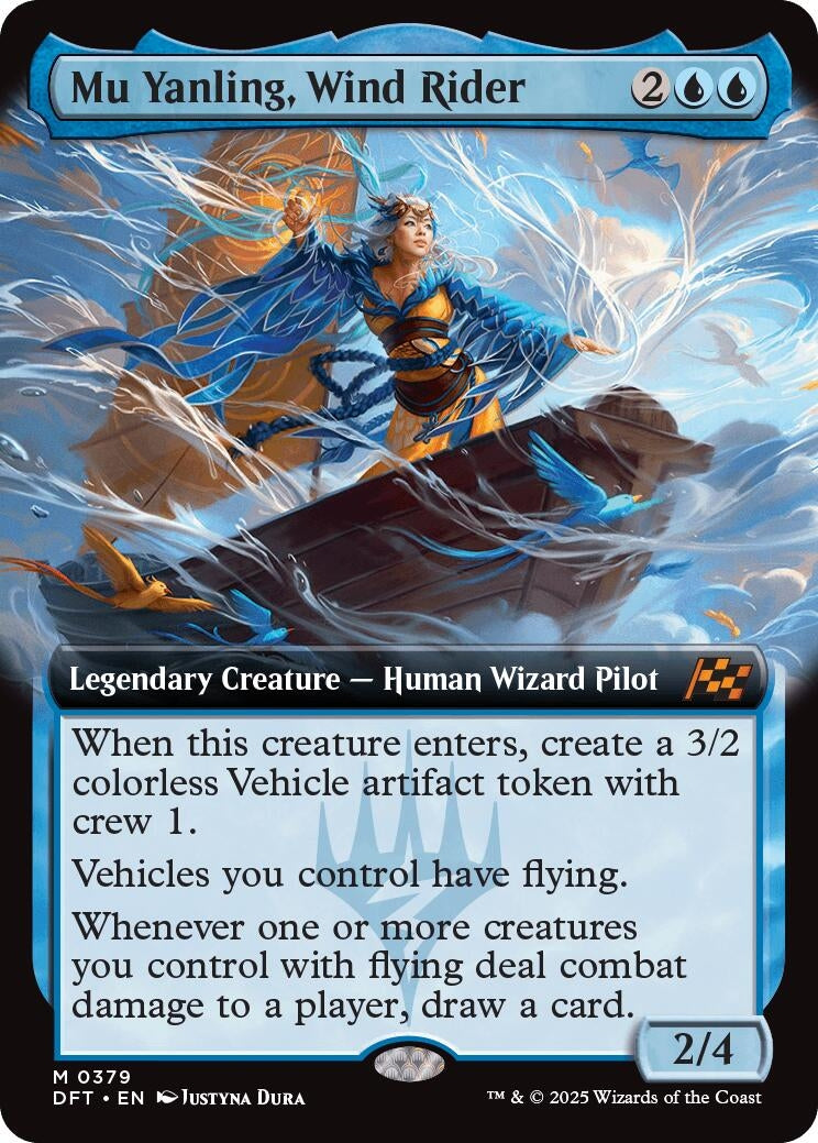 Image for Mu Yanling, Wind Rider (Extended Art) (Aetherdrift) (379) - Magic: The Gathering