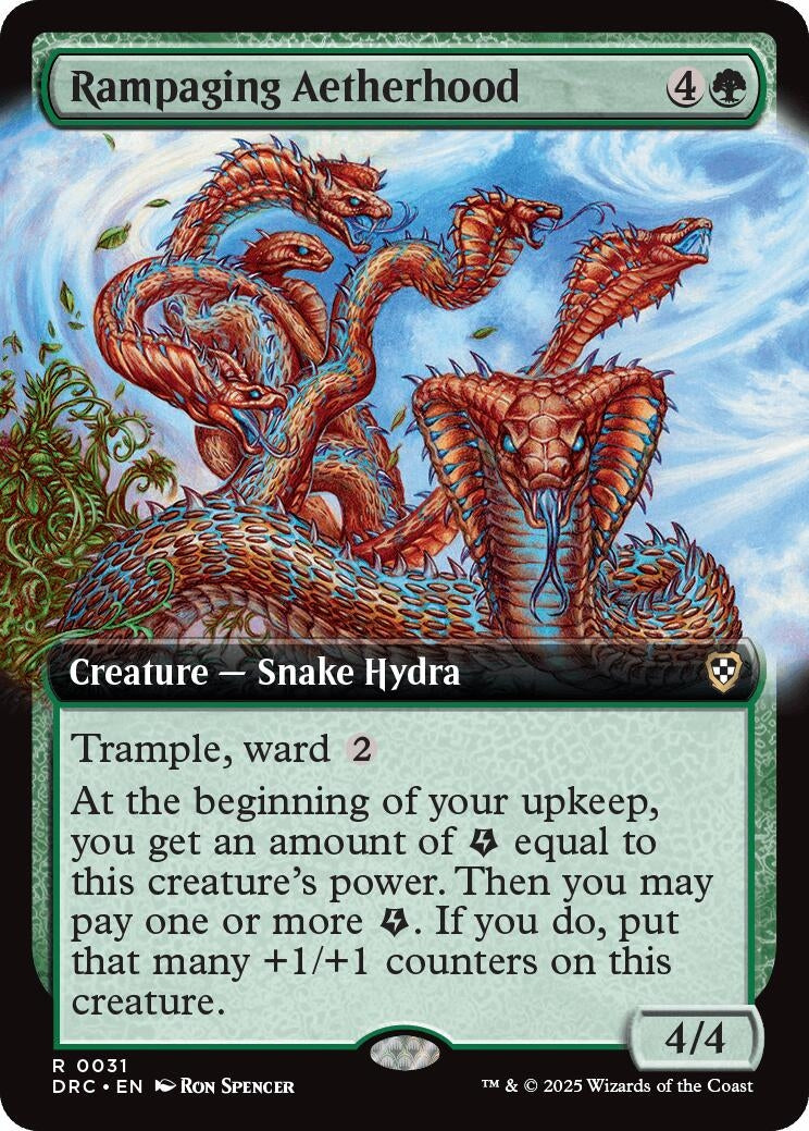 Image for Rampaging Aetherhood (Extended Art) (Commander: Aetherdrift) (31) - Magic: The Gathering