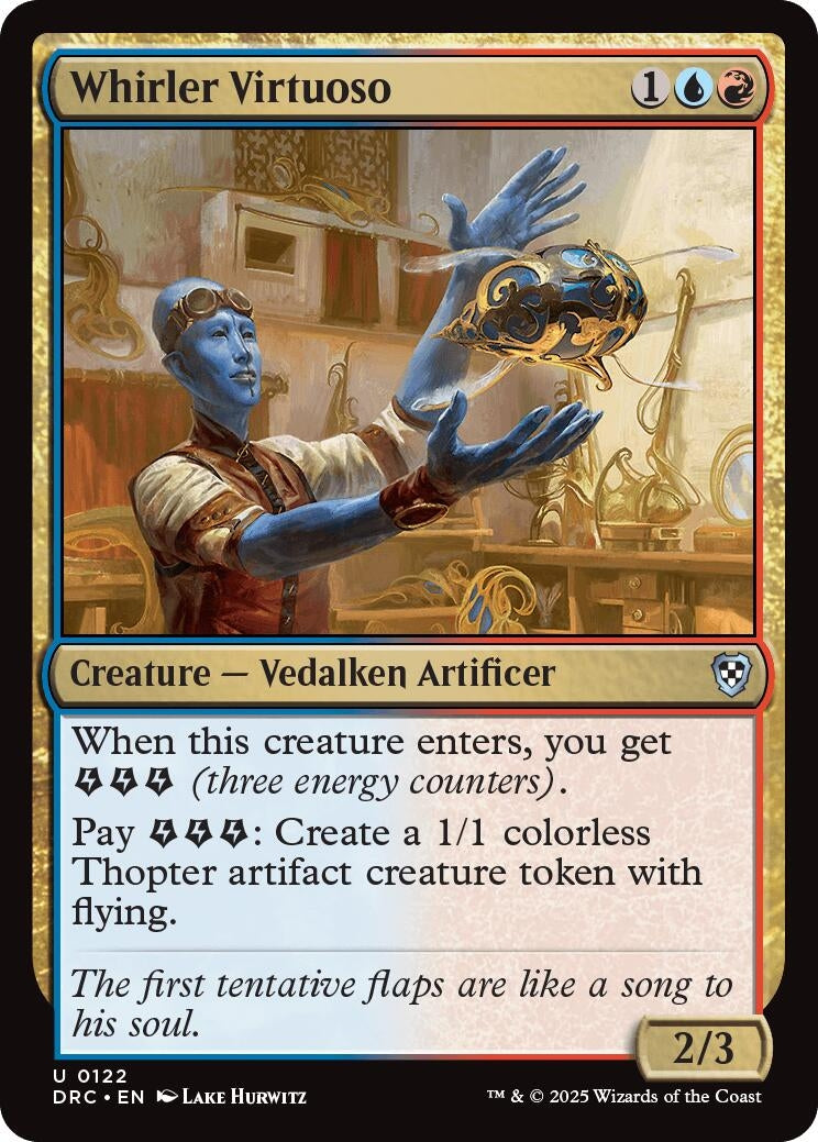 Image for Whirler Virtuoso (Commander: Aetherdrift) (122) - Magic: The Gathering