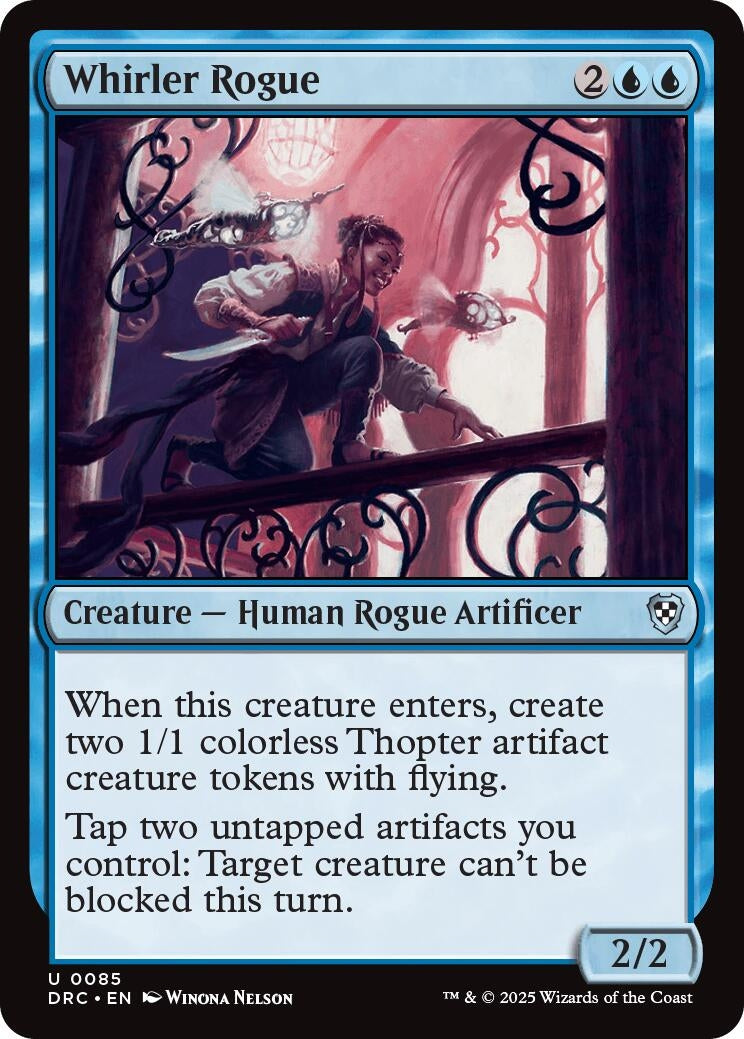 Image for Whirler Rogue (Commander: Aetherdrift) (85) - Magic: The Gathering