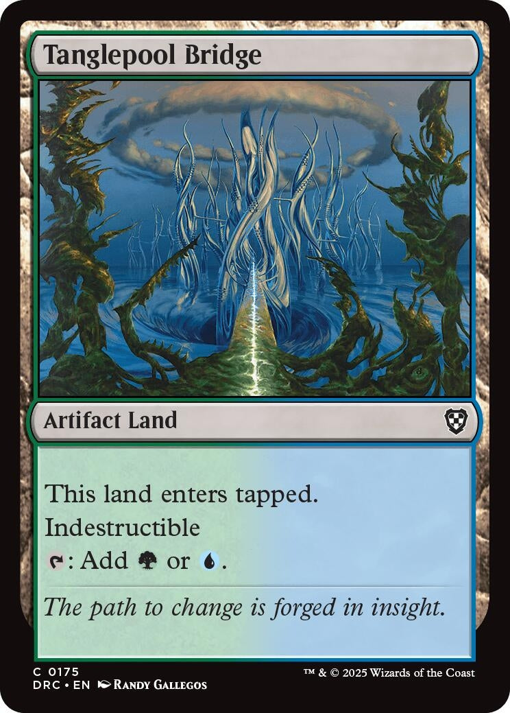 Image for Tanglepool Bridge (Commander: Aetherdrift) (175) - Magic: The Gathering