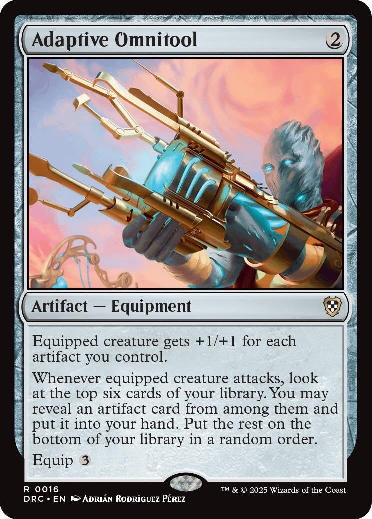 Image for Adaptive Omnitool (Commander: Aetherdrift) (16) - Magic: The Gathering
