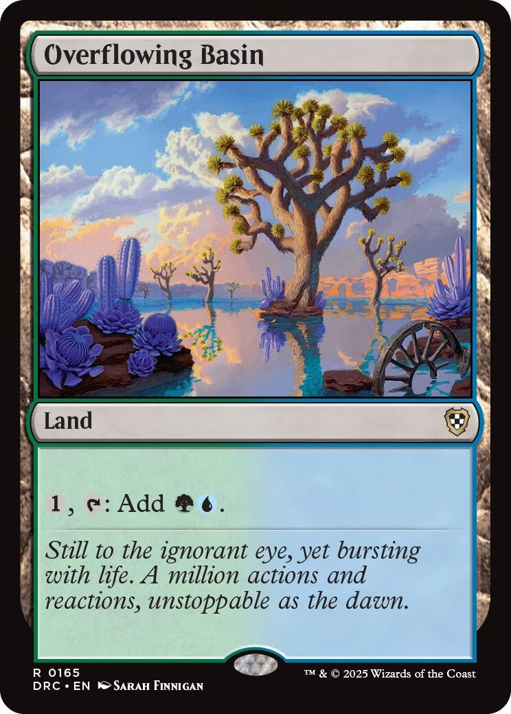 Image for Overflowing Basin (Commander: Aetherdrift) (165) - Magic: The Gathering