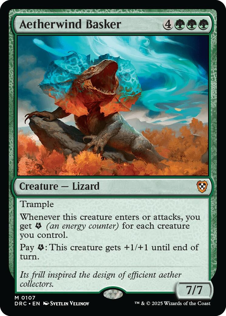 Image for Aetherwind Basker (Commander: Aetherdrift) (107) - Magic: The Gathering