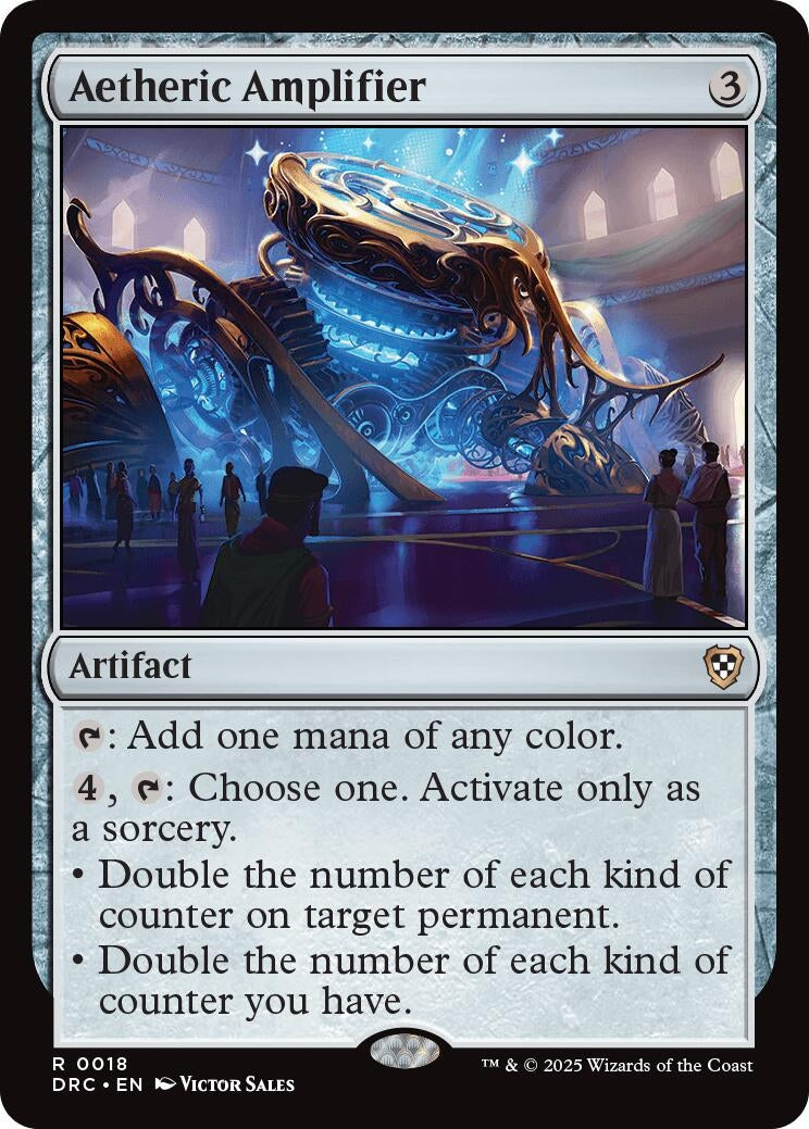 Image for Aetheric Amplifier (Commander: Aetherdrift) (18) - Magic: The Gathering
