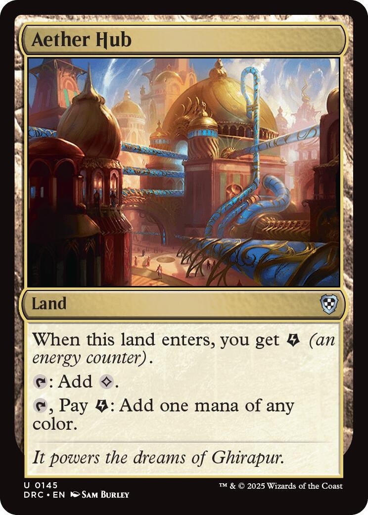 Image for Aether Hub (Commander: Aetherdrift) (145) - Magic: The Gathering