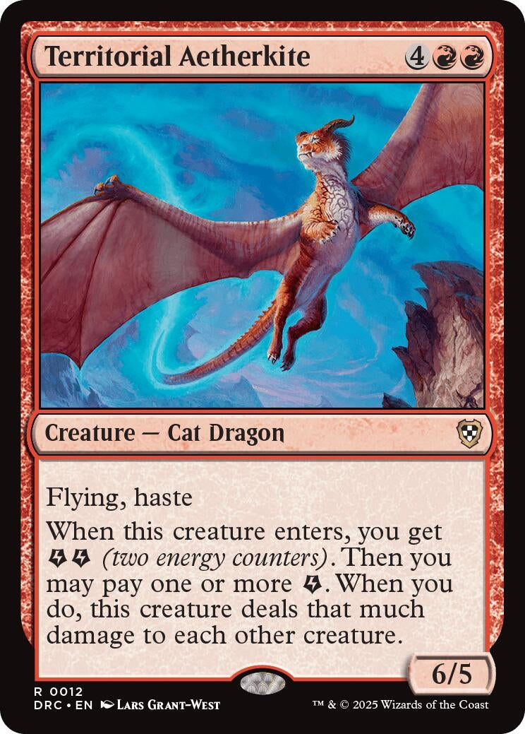 Image for Territorial Aetherkite (Commander: Aetherdrift) (12) - Magic: The Gathering