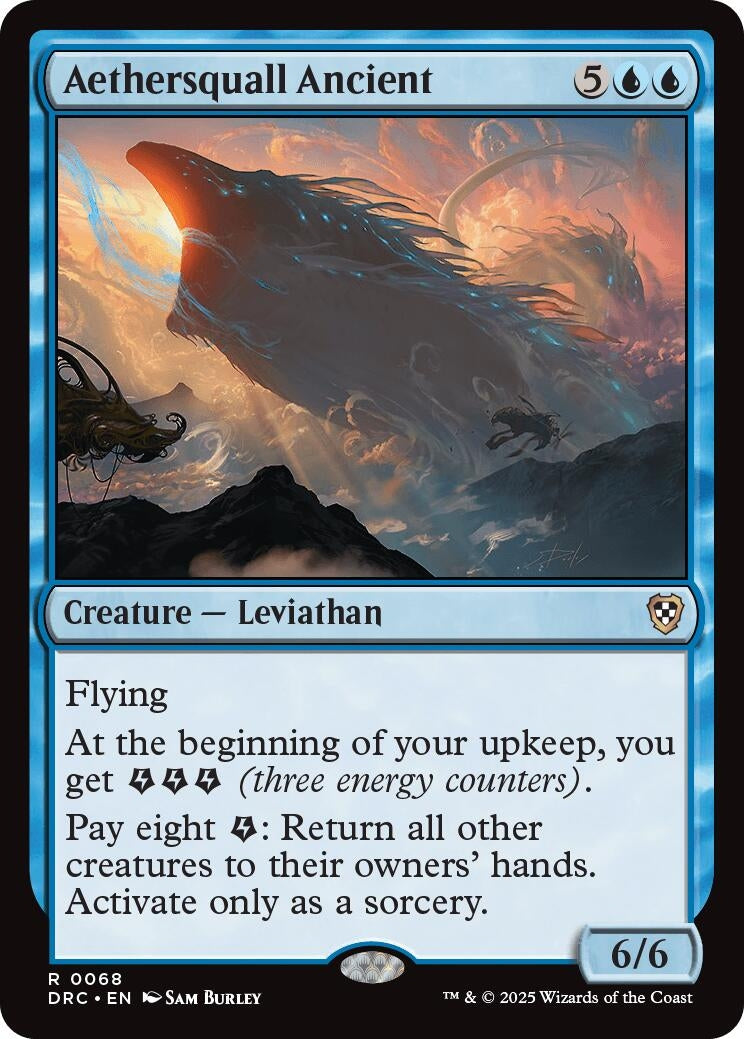 Image for Aethersquall Ancient (Commander: Aetherdrift) (68) - Magic: The Gathering