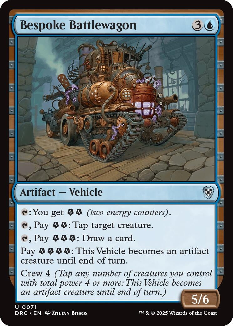 Image for Bespoke Battlewagon (Commander: Aetherdrift) (71) - Magic: The Gathering