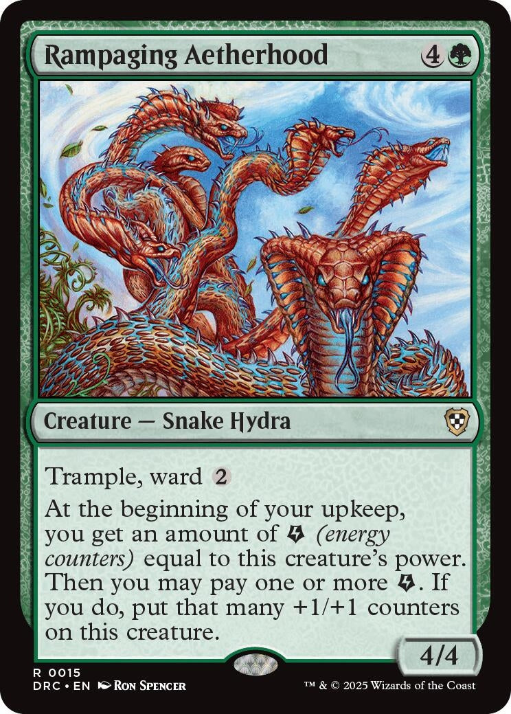 Image for Rampaging Aetherhood (Commander: Aetherdrift) (15) - Magic: The Gathering