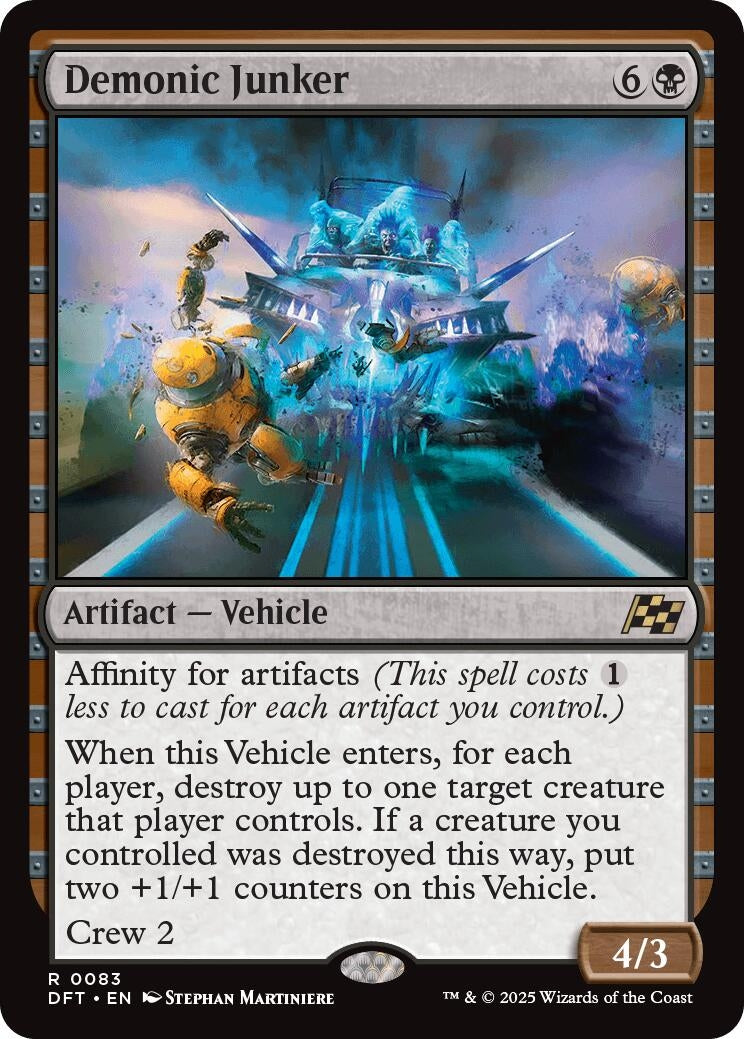 Image for Demonic Junker (Aetherdrift) (83) - Magic: The Gathering