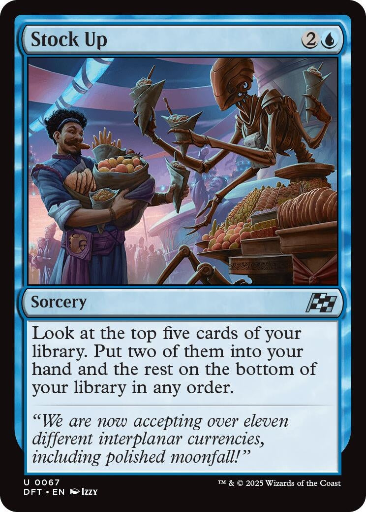Image for Stock Up (Aetherdrift) (67) - Magic: The Gathering